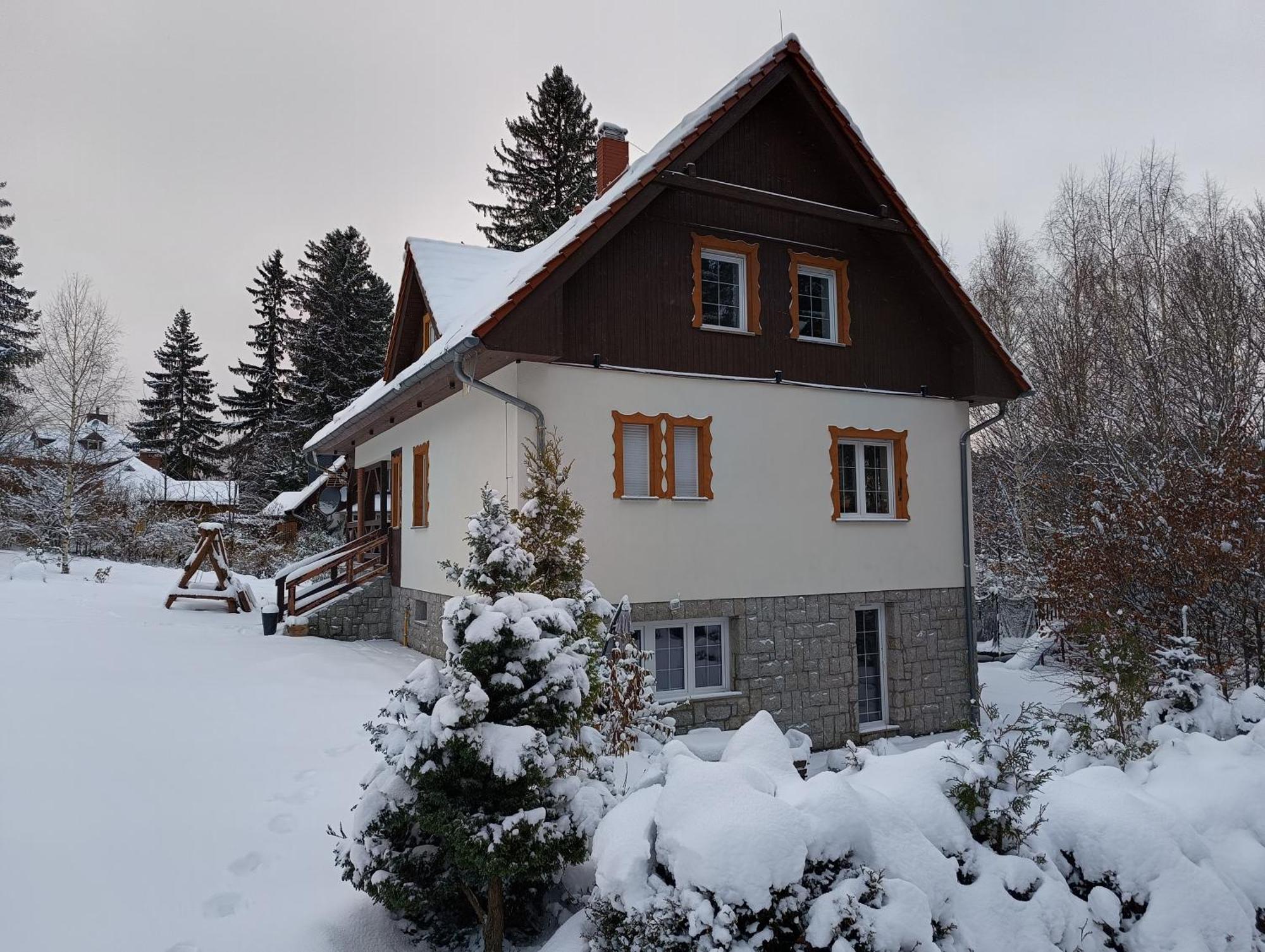 Villa Lupus - Apartament Z Prywatna Sauna Sklářská Poruba Exteriér fotografie