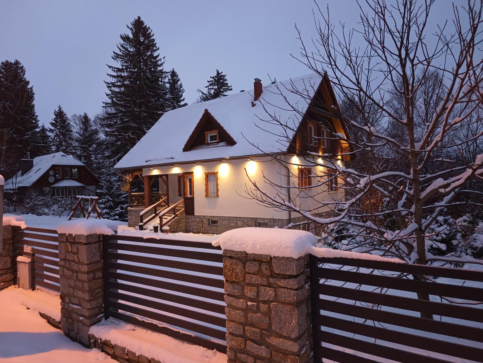 Villa Lupus - Apartament Z Prywatna Sauna Sklářská Poruba Exteriér fotografie